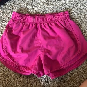 Pink Nike shorts